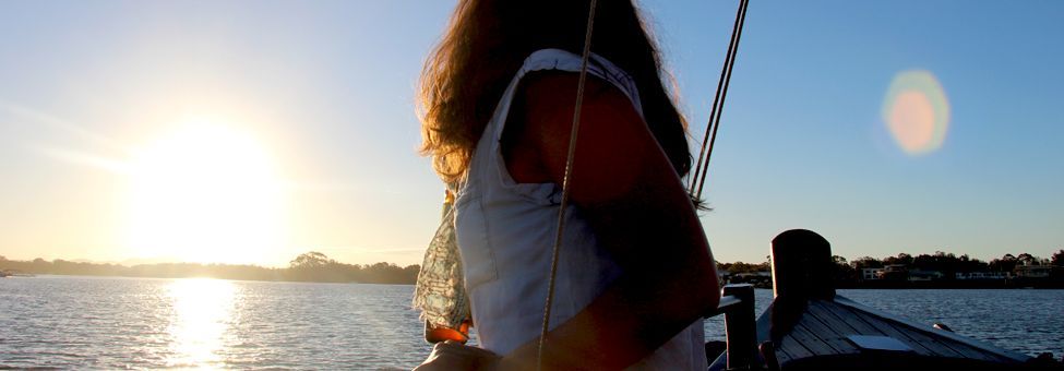 CRUISE ON THE RIVER AT SUNSET